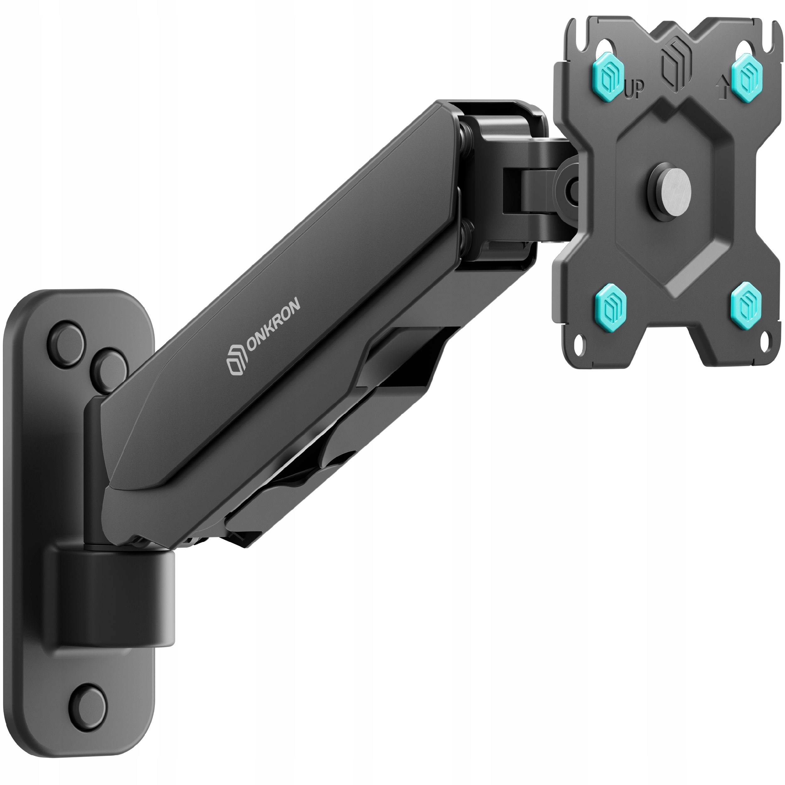 Plynový nástěnný držák na monitor nastavitelný 13-34 palců 8 kg Onkron G120-B