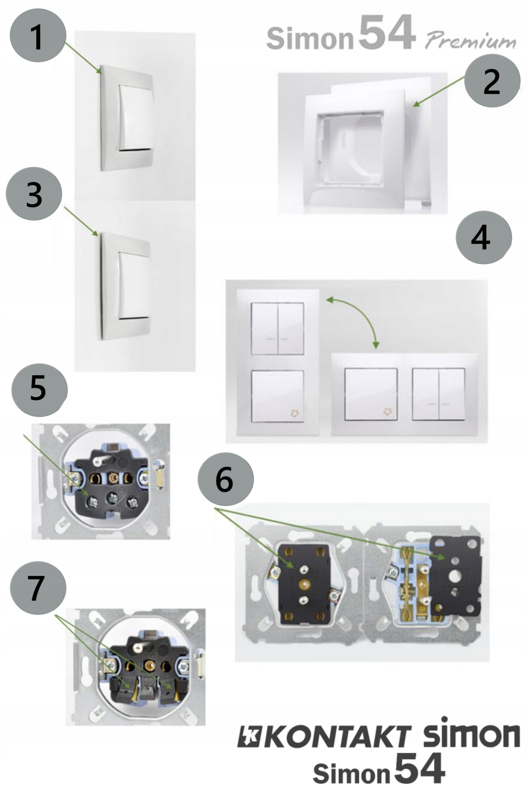 SIMON 54 RAMKA POJEDYŃCZA DR1/11 BIAŁY Kod producenta DR1/11