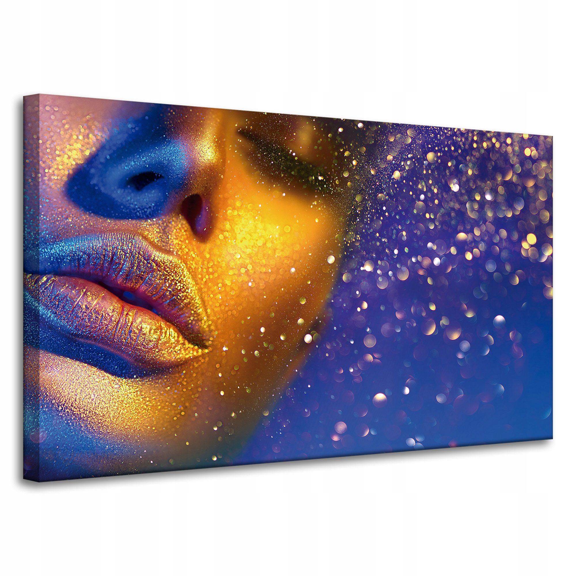 Obraz na plátně Zlatá tvář ženy Moderní umění 100x60 cm