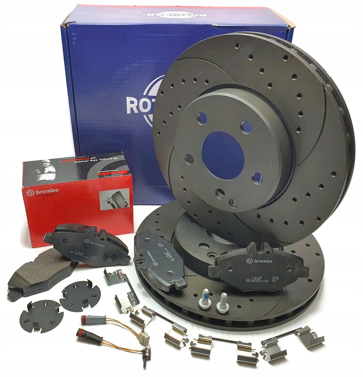 2933-GL T5 - ДИСКОВІ КОЛОДКИ MERCEDES E CLASS ROTINGER ПОПЕРЕДНЬО ПРОСВЕРДЛЕНІ