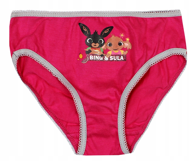 BING KRÓLIK MAJTKI DLA DZIEWCZYNKI 3-PAK 5/6LAT Rozmiar 116