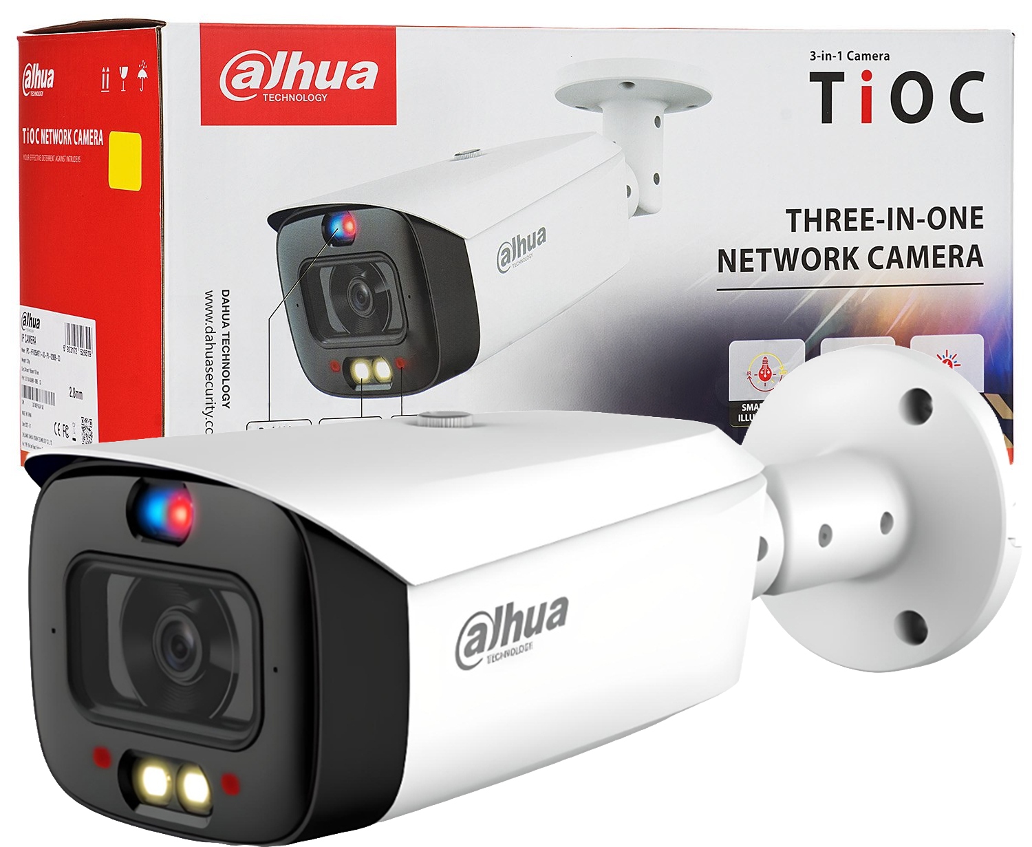 Ip kamera TioC 4MPX 2K+ IPC-HFW3449T1-AS-PV-S3 Wizsense Analytika