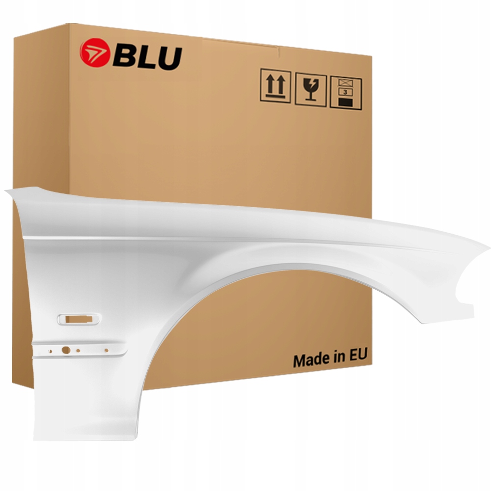 Blu Blatník Bmw 3 E46 300 pravý bílý 98-01 přední sedan touring AlpinWeiss