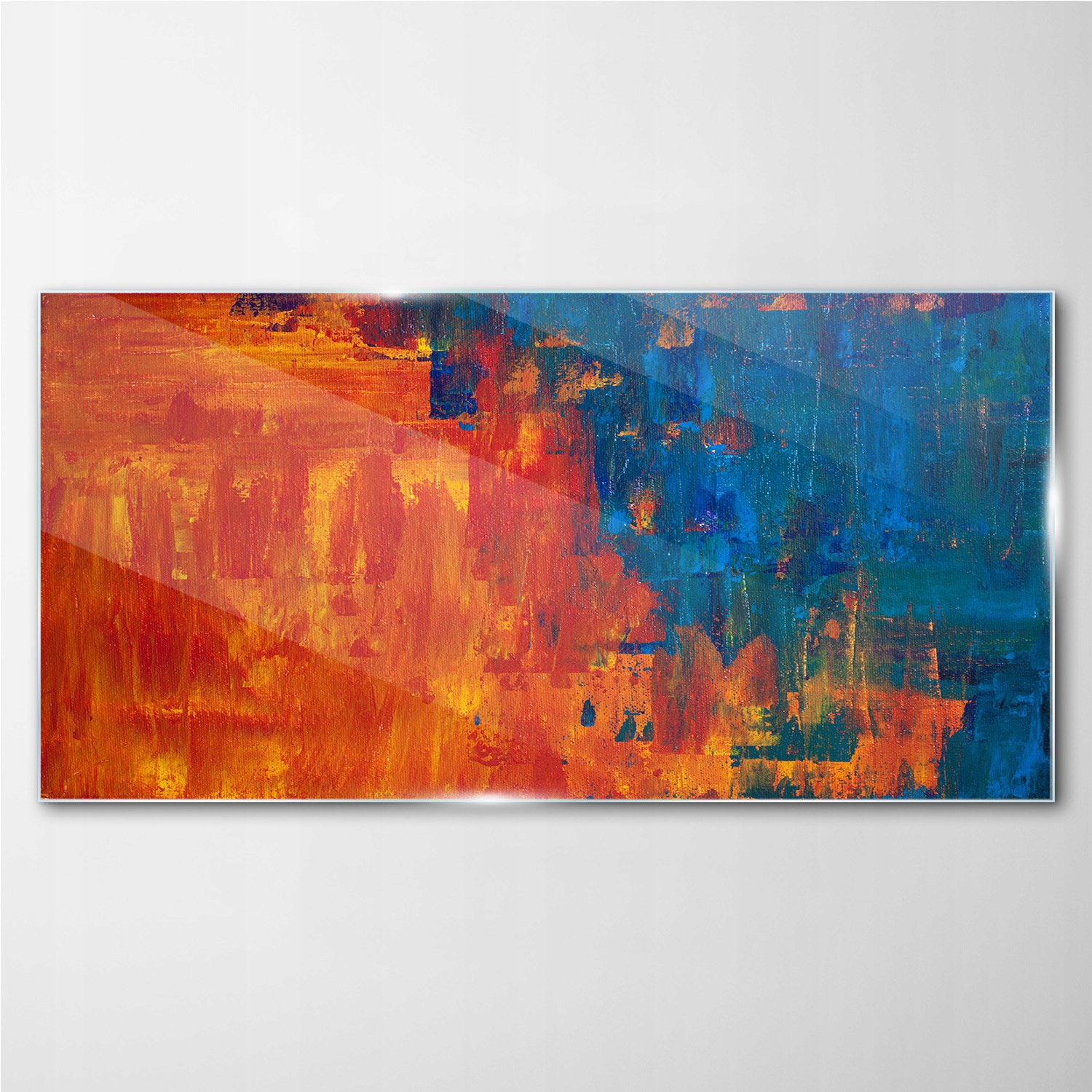 

Obraz szklany Niebiesko pomarańczowy obraz 140x70