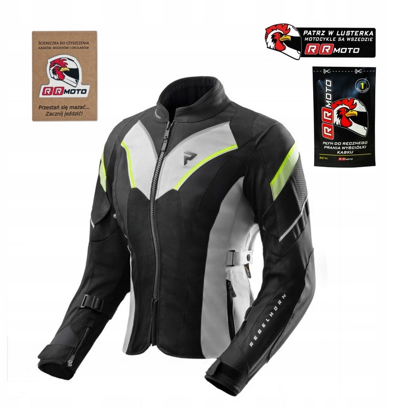 Dámska bunda Rebelhorn Hiflow V Lady Black/grey/fluo Yellow Darčeky