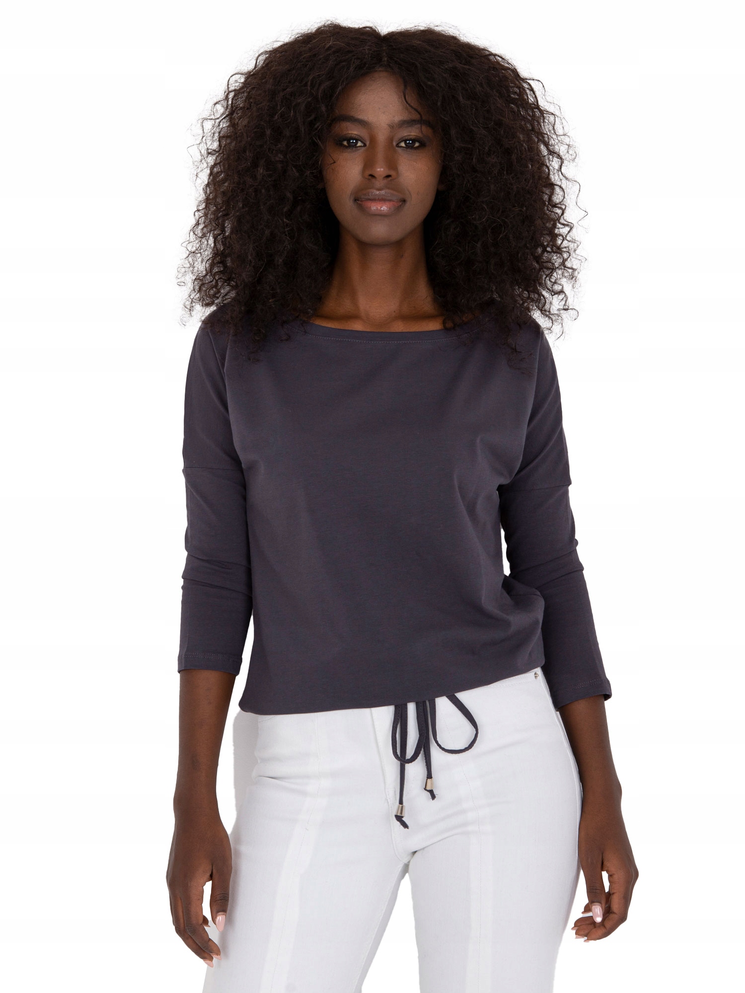 

Grafitowa Bluzka Damska bawełna kolory