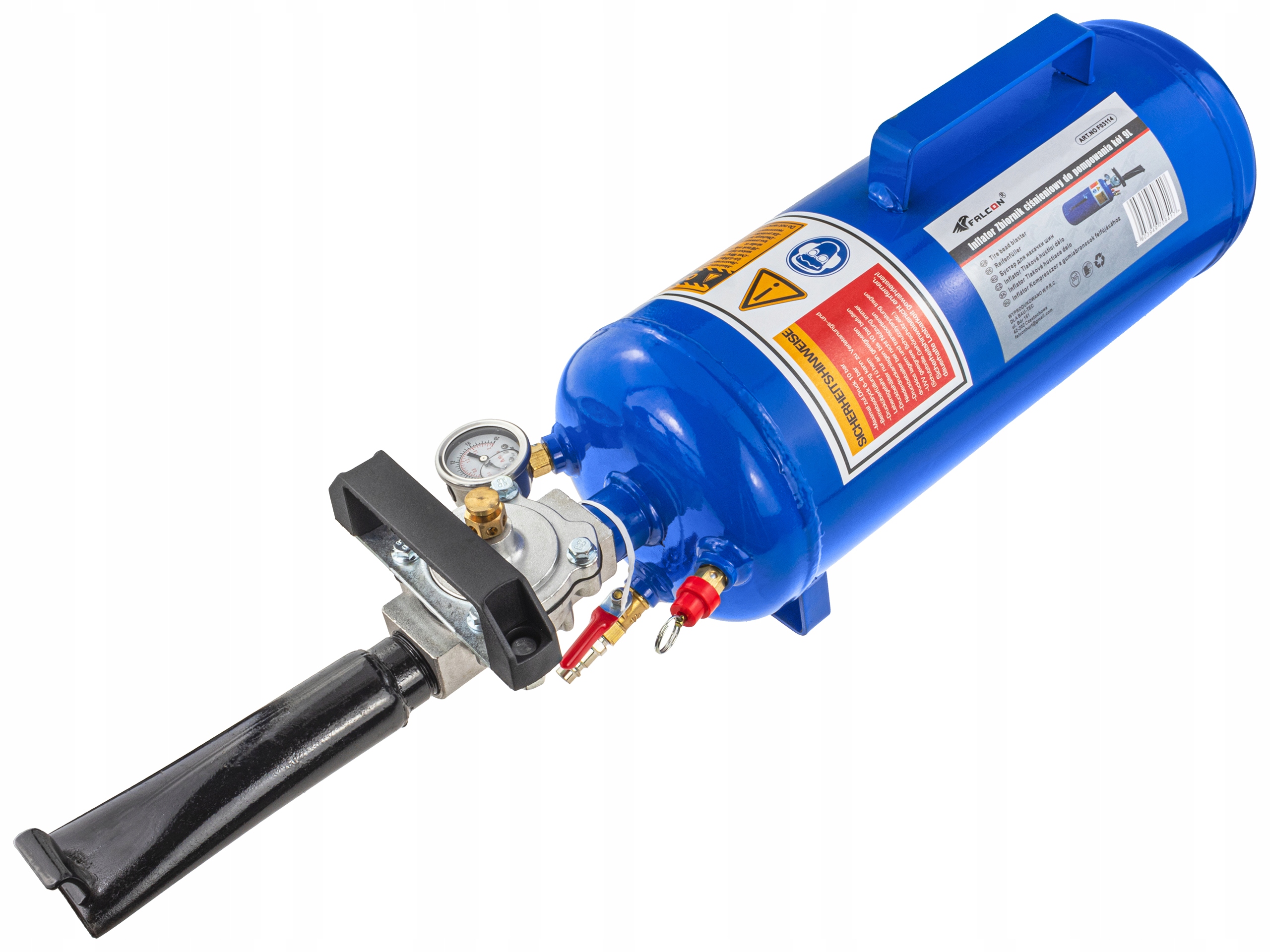 Inflátorová Tlaková Nádoba 9 L Pro Čerpání Kol