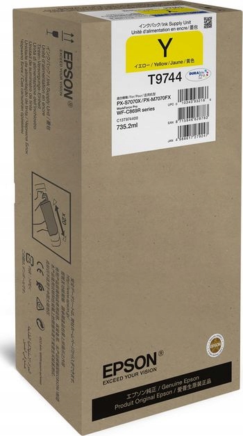 Atrament Epson WorkForce Pro WF-C869 RD3TWFC C13T974400 žltý (yellow)