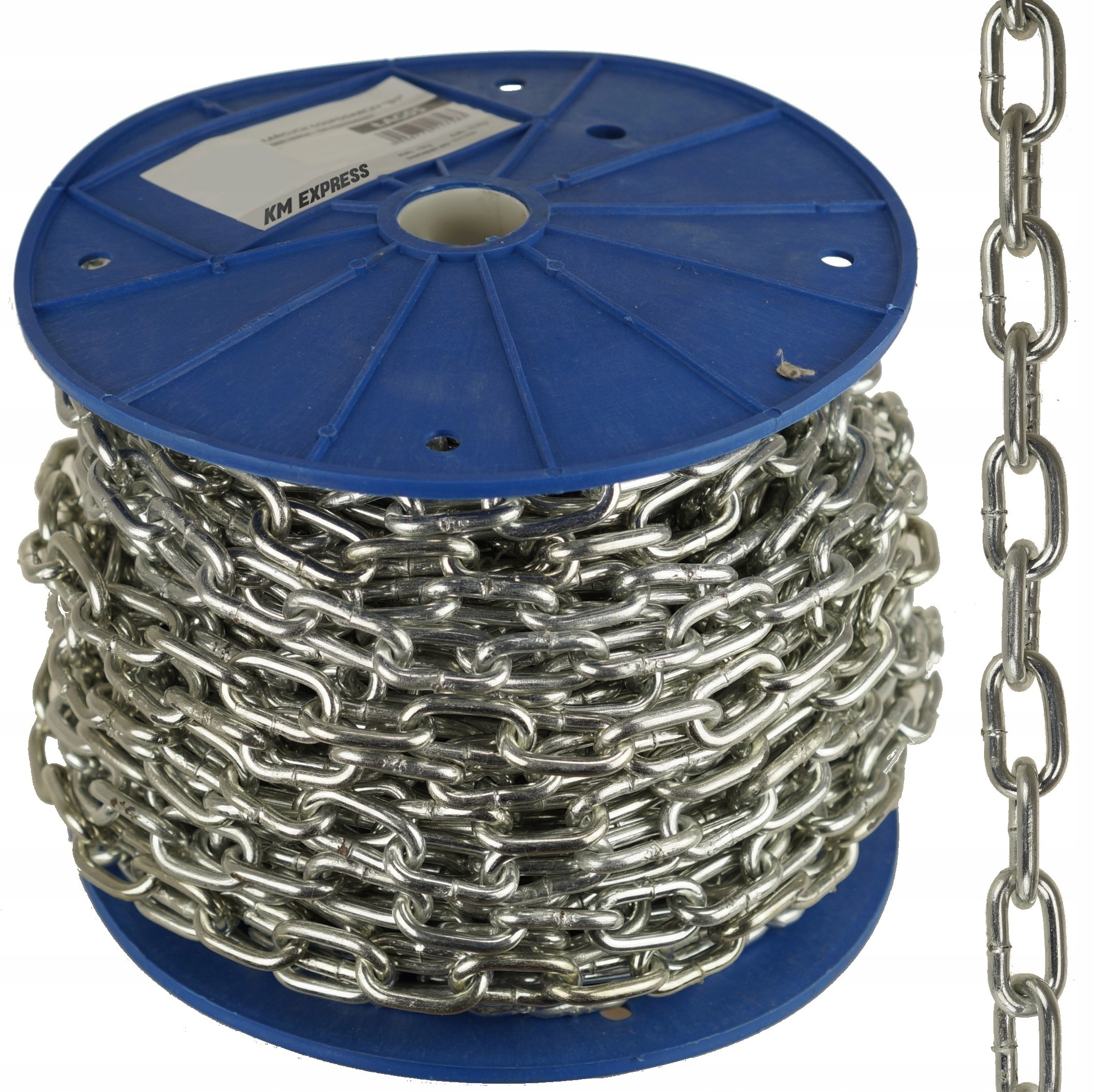 Hospodářský Řetěz D1 4 MM, Role 40 M, Pozinkovaný, 500 Kg