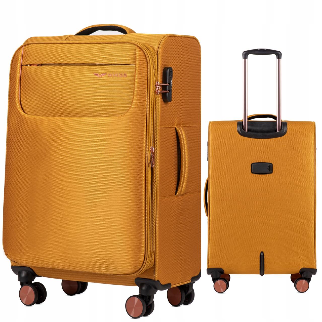 Měkký Cestovní Kufr Střední velikosti na kolečkách, zavazadlo do letadla 24" Wings