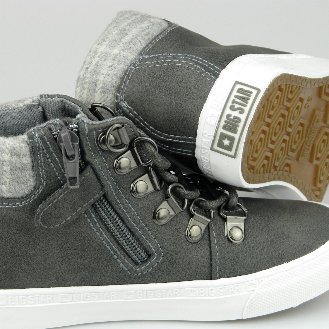 TRZEWIKI DZIECIĘCE półbuty BIG STAR EE374040 29 Materiał skóra ekologiczna