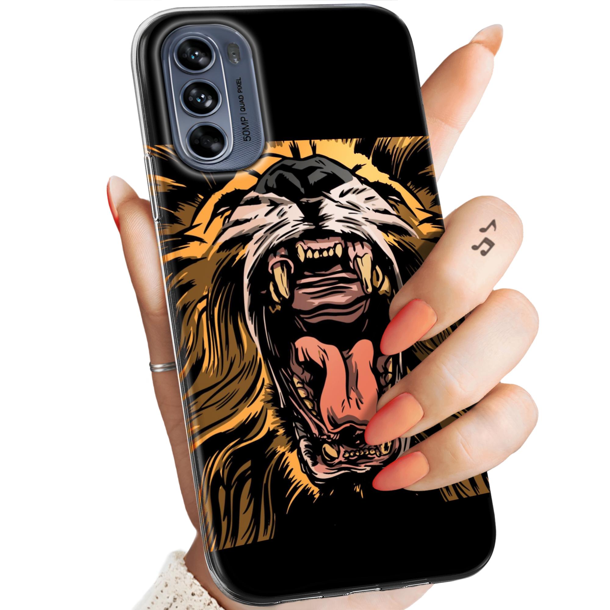 Etui Do Motorola Moto G62 5G Lew Lwy Lwica Obudowa Pokrowiec Case
