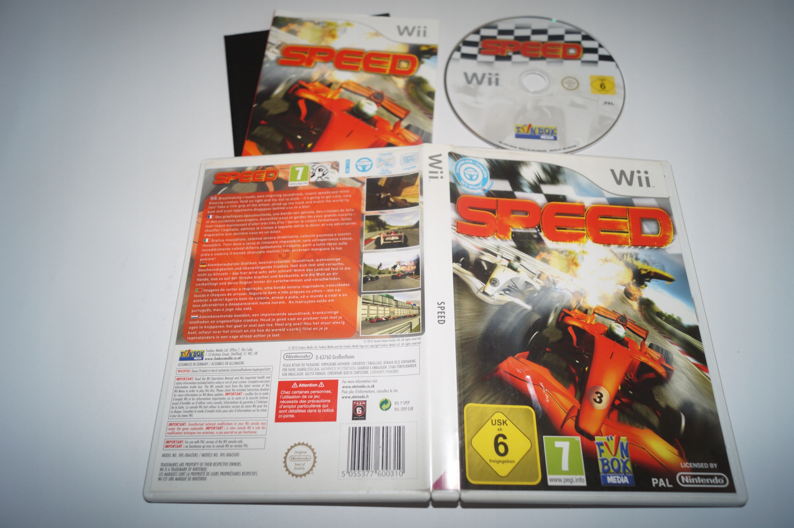 Speed Nintendo Wii Tematyka wyścigi