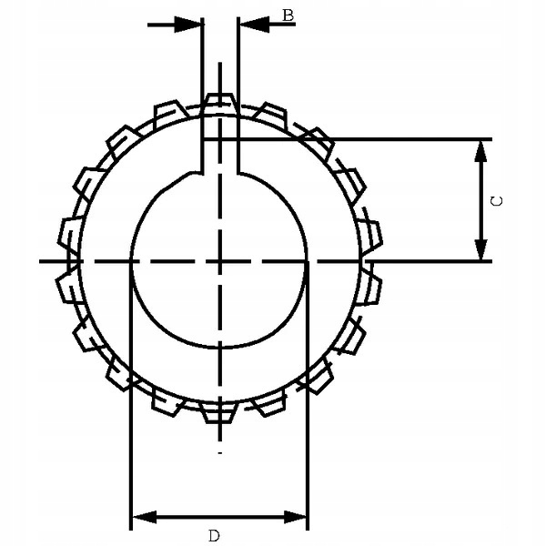 TULEJA WIELOWYPUSTOWA POMPY PODPORY Z15 28mm 1:8 Producent części Perfect Hydraulic