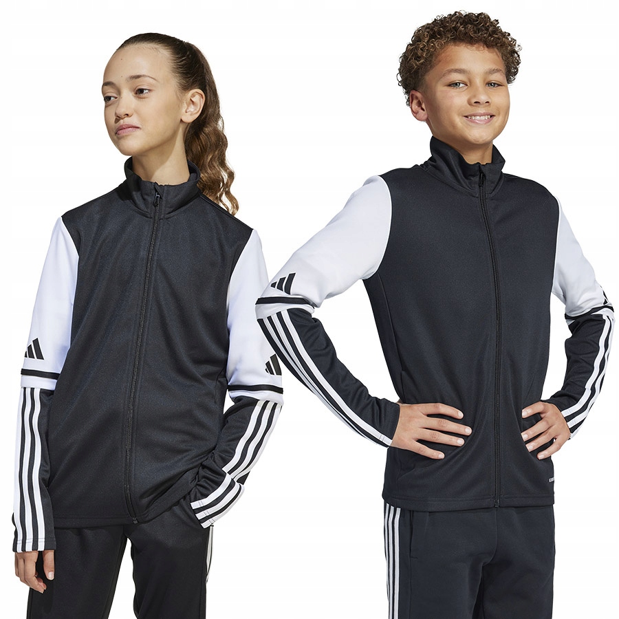 Mikina adidas Squadra 25 Training Jkt Jr JE2766 černá 116 cm