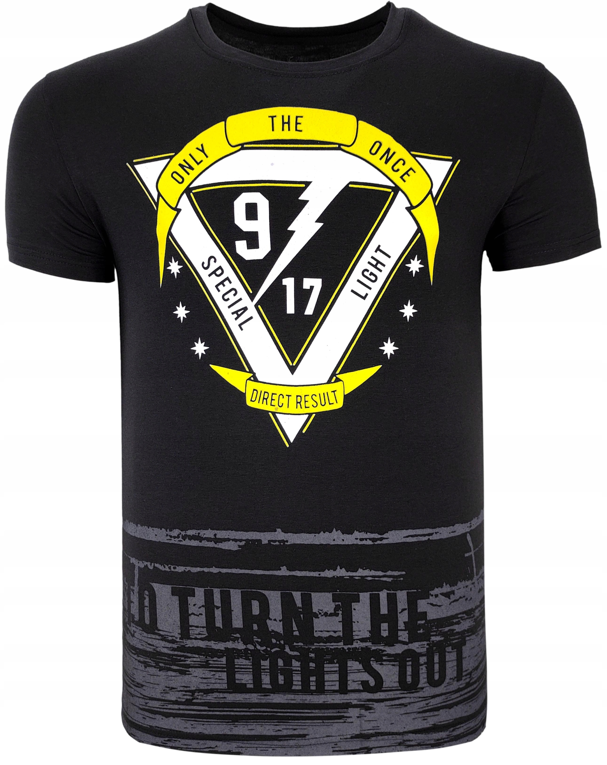 

Koszulka męska t-shirt czarny Special T1304 r. XL