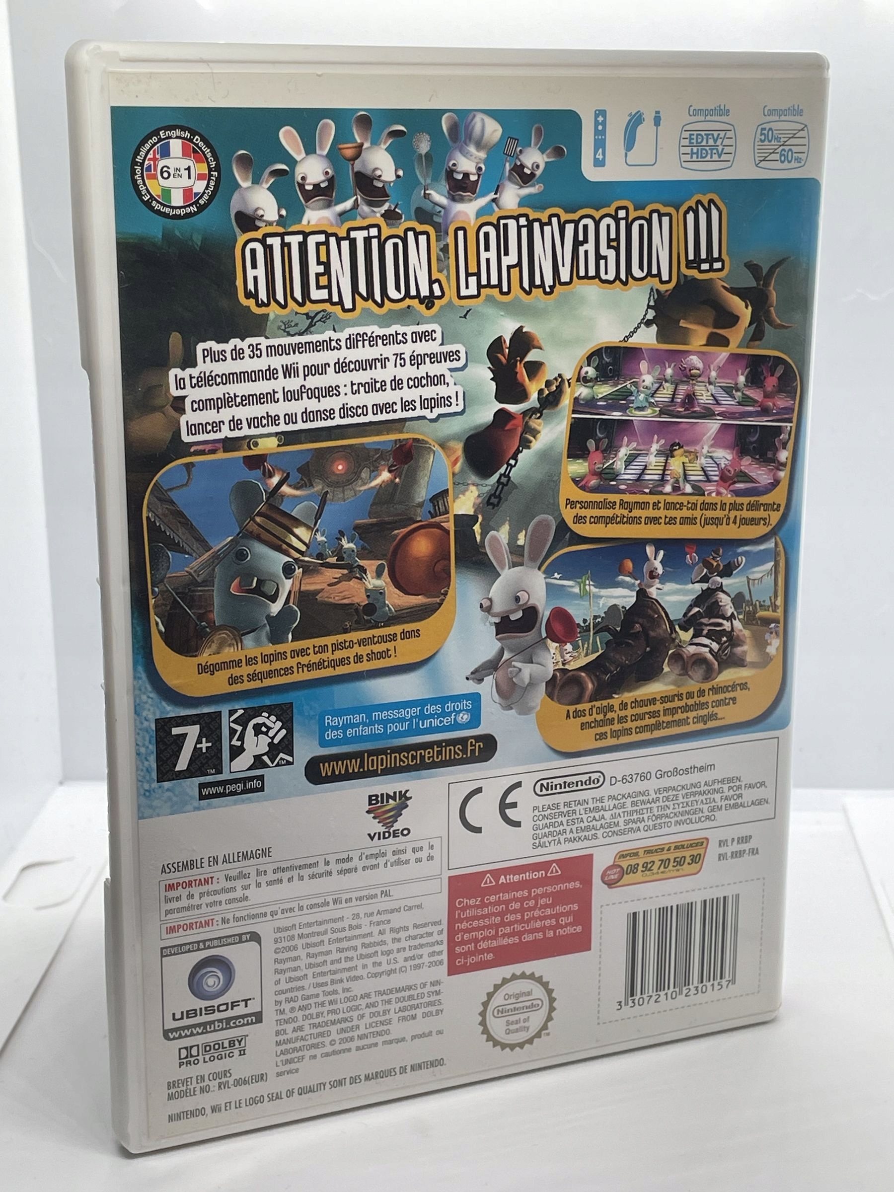 Rayman Raving Rabbids Nintendo Wii Platforma Nintendo Wii