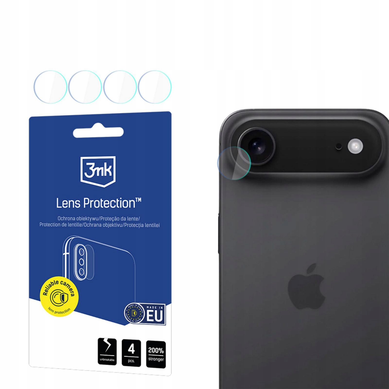 Szkło na obiektyw aparatu 3mk Lens Protection do Apple iPhone 17 Air 3mk