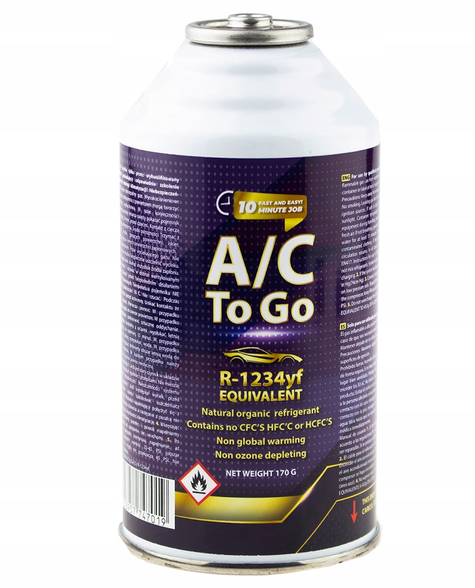 

Czynnik AcToGo do auto klimatyzacji R1234yf