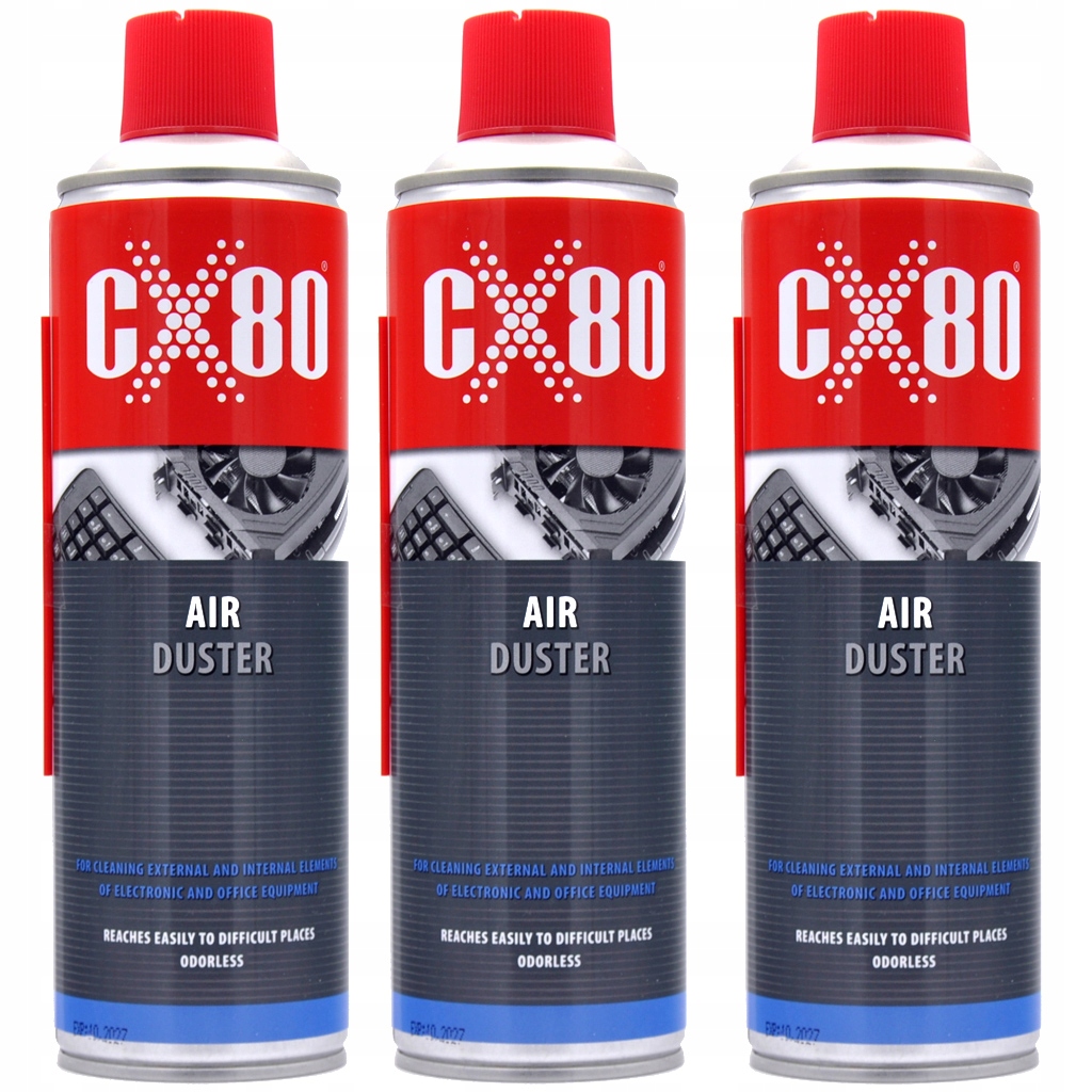 

CX80 Sprężone Powietrze Do Czyszczenia 3 x 500 ML