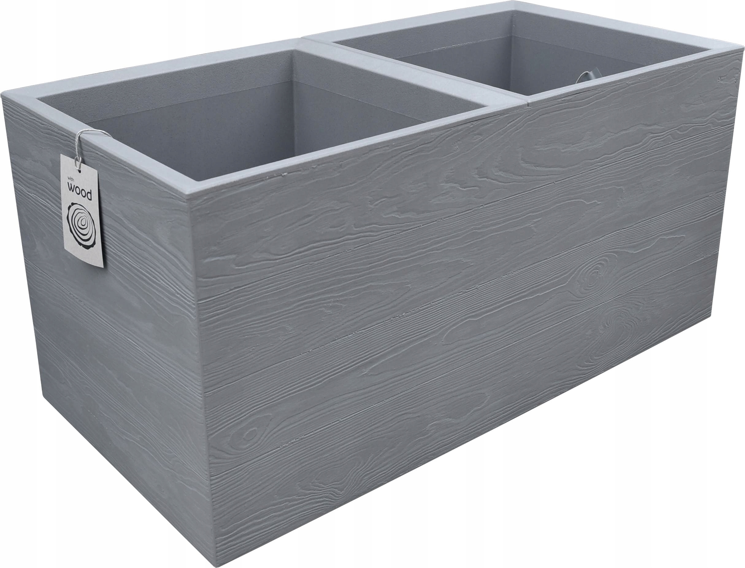 Karo Eco Wood doska 80x40 šedá Lamela