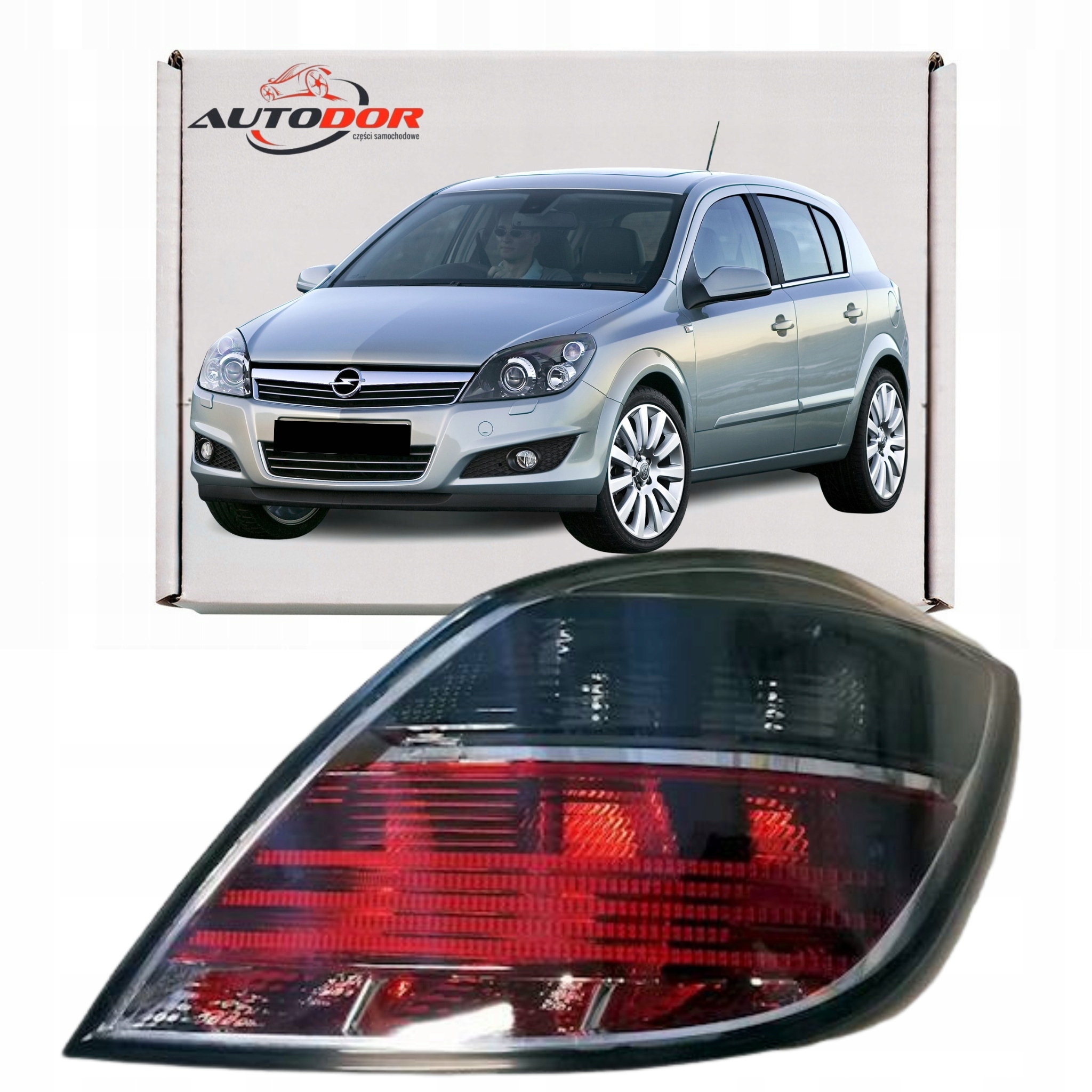 Opel Astra H III A04 2007-2012 5 Dveře Zadní Světlo Pravé 1222356 1222435