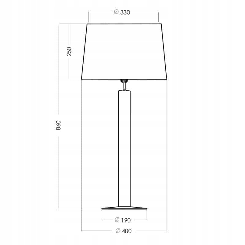 Lampa stołowa FJORD WHITE L207164228 - 4concepts Marka 4concepts
