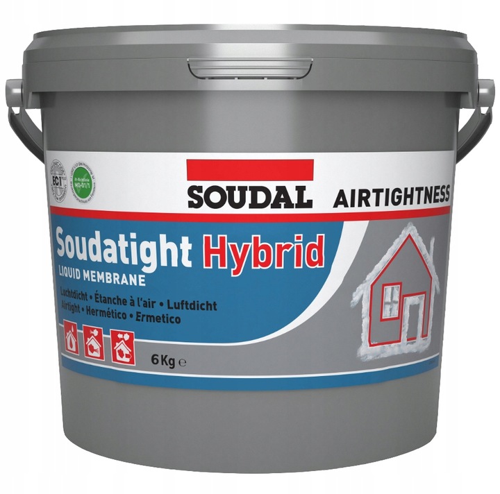 Soudal Soudatight Hybrid Płynna Membrana Grey 6 kg