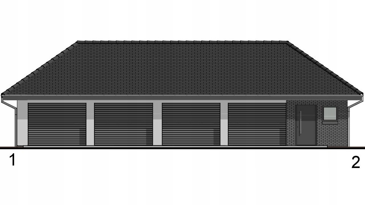 PROJEKT BUDYNKU GOSPODARCZEGO G45 Marka inna