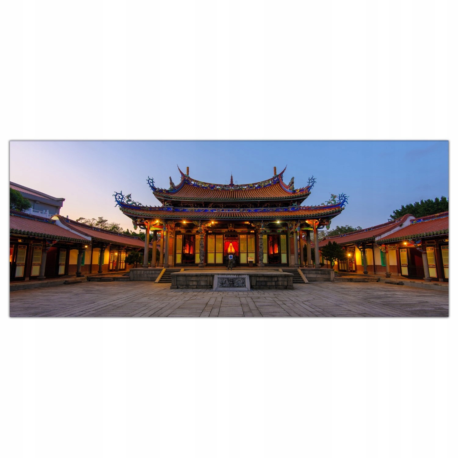 Čína Palác Město 125x50 Skleněné panely do kuchyně