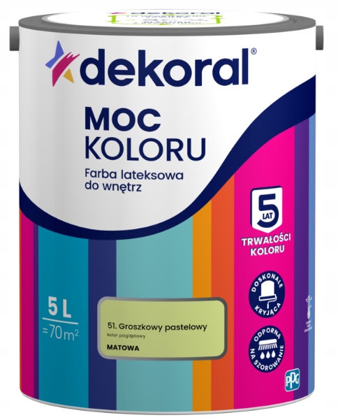 Dekoral Barva Barva Color Power Pea Pastel 5L