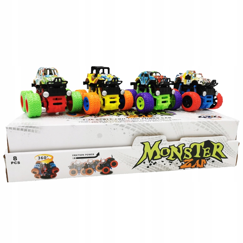 

Kolorowe Auto Autko Monster Truck Monster Zap