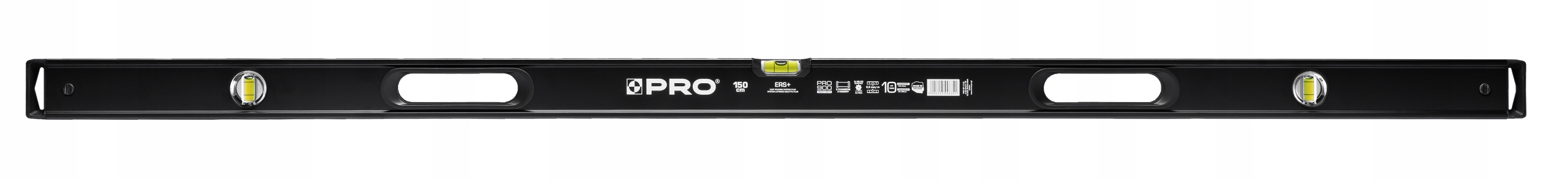 Poziomnica PRO900 Heavy Duty Black 2XFREZ Uchw. 150CM