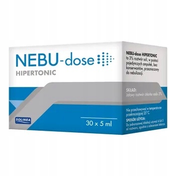 

Nebu-dose hipertonic, 30 ampułek do inhalacji