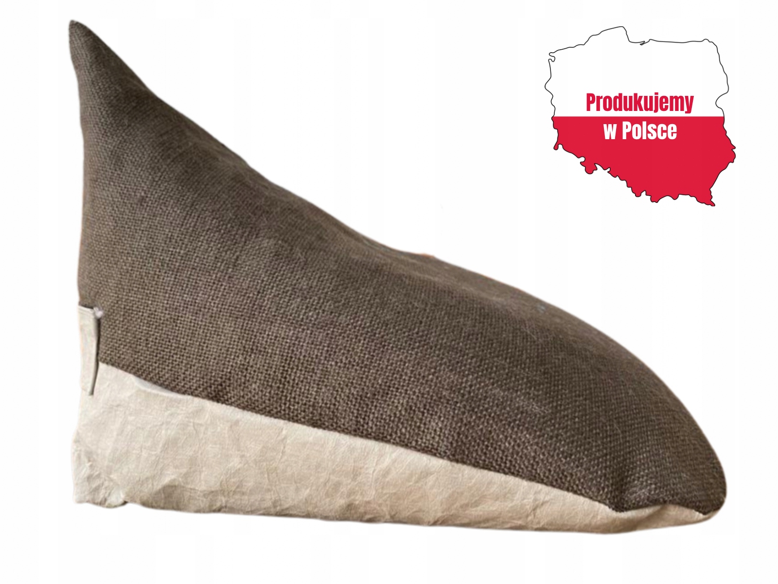 Polský Polštář pro meditaci a sezení, pohanková slupka Juta Papír