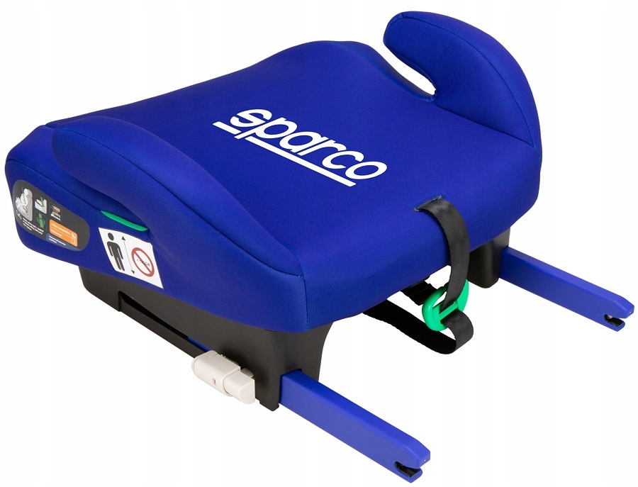 Sparco SK100I Siedzisko z isofix 125-150 cm Grey Sposób montażu ISOFIX samochodowy pas bezpieczeństwa