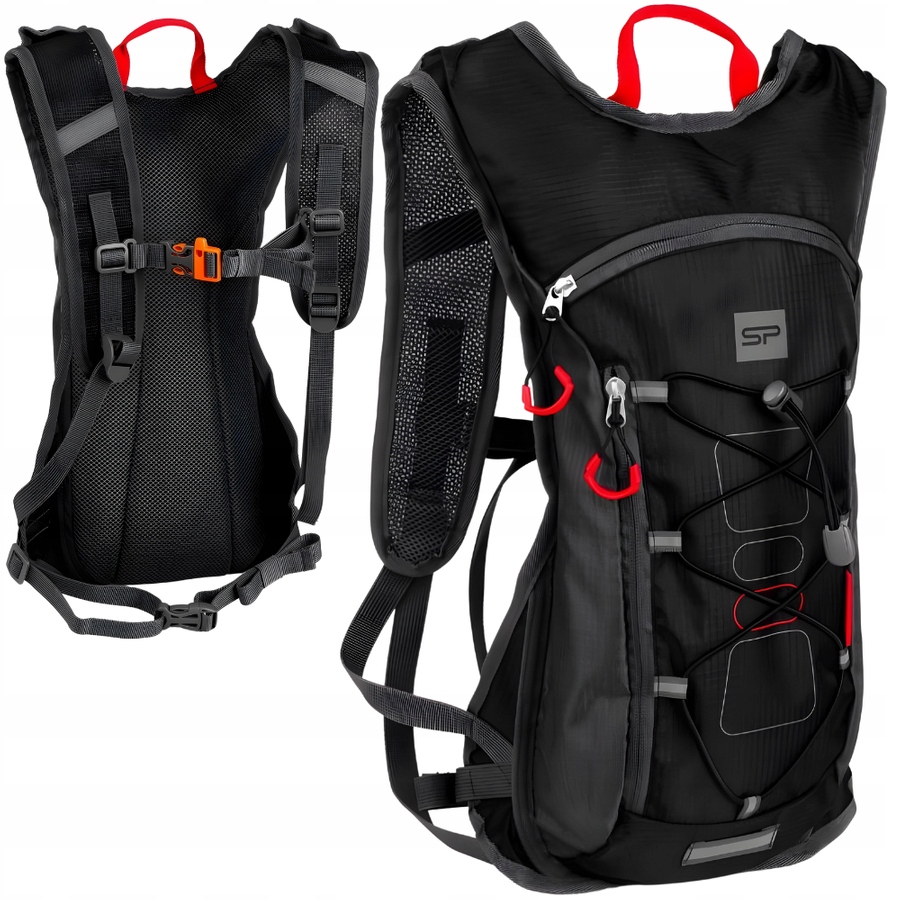 Plecak Rowerowy Turystyczny Na Rower Sportowy Lekki Odblaskowe Elementy 5 L Pojemność 5 l