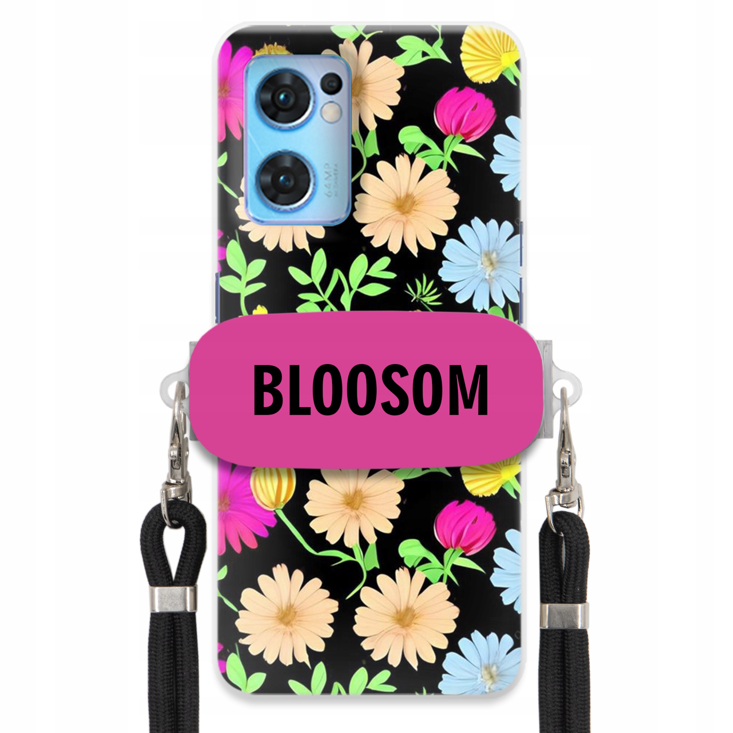 Puzdro Crossbody Pre Oppo Reno 7 Pro Puzdro Kvety Bloosom Flower