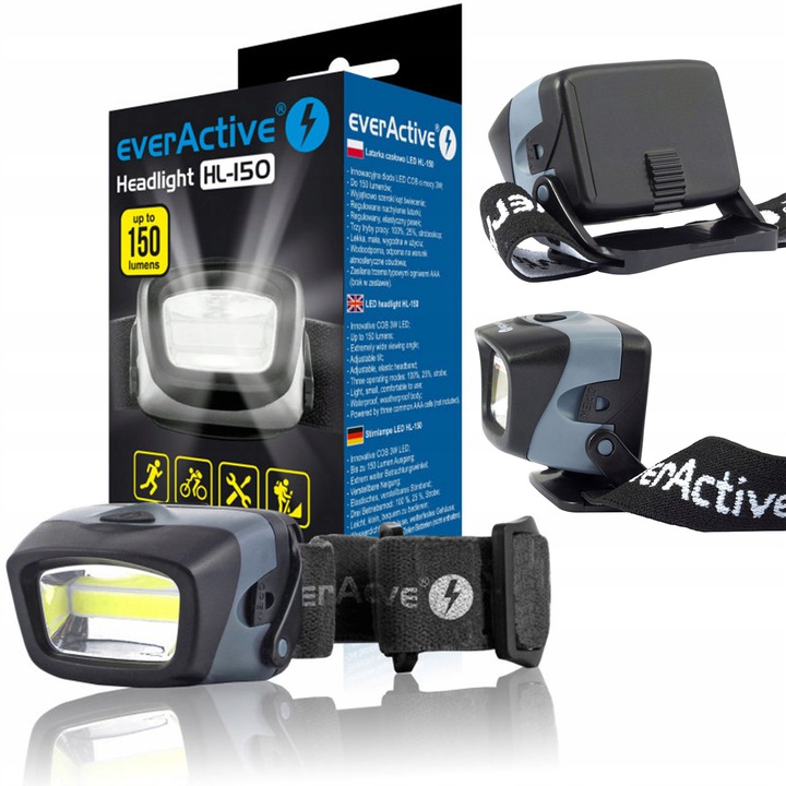 

Latarka Czołowa Led Wodoodporna Czołówka Lampka