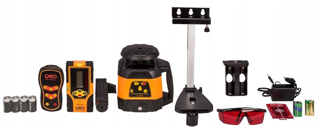 NIWELATOR GeoFennel FL 245HV +statyw+łata Rodzaj niwelatora laserowy