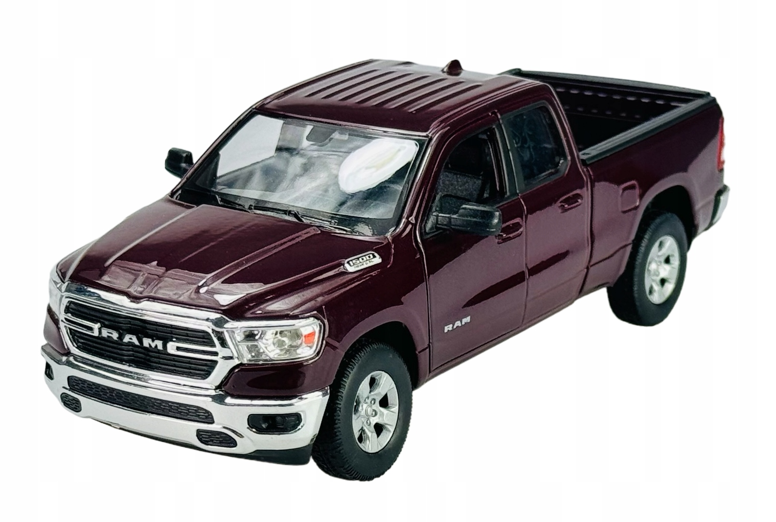 Welly 2019 Dodge Ram 1500 Vínová 1:27 Nový Kovový Model 24104