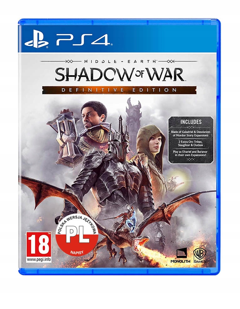 

Shadow Of War Cień Wojny Edycja Ostateczna PS4