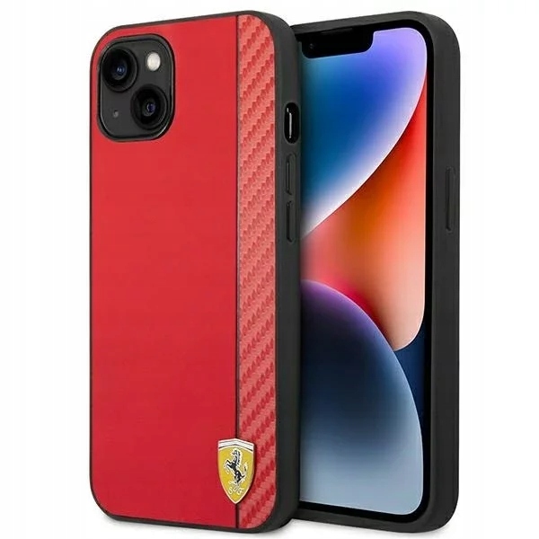 Eti na telefon Ferrari FEHCP14MAXRE pro Apple iPhone 14 Plus 6,7" červený/r