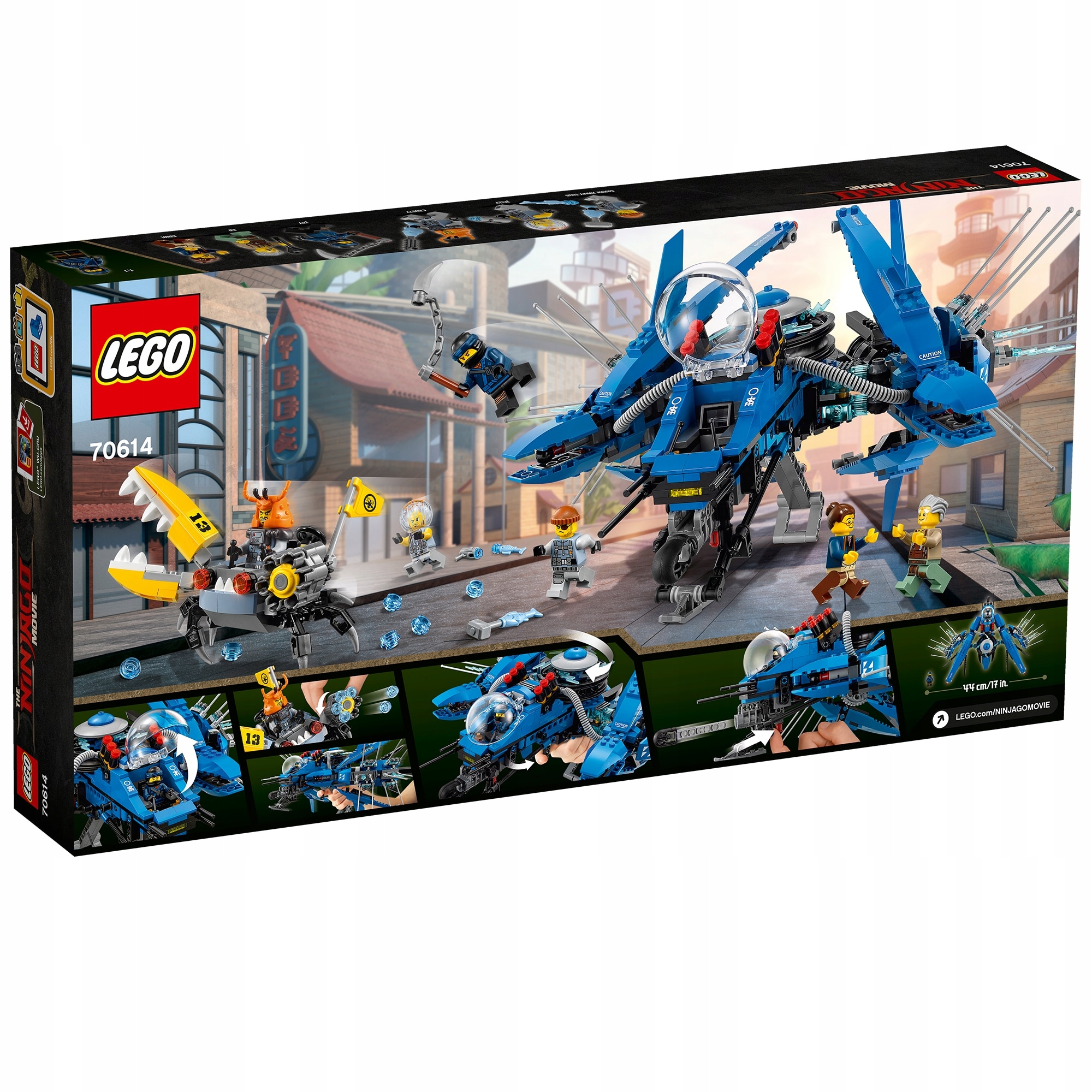 LEGO NINJAGO MOVIE 70614 Odrzutowiec Błyskawica EAN (GTIN) 5702016038613