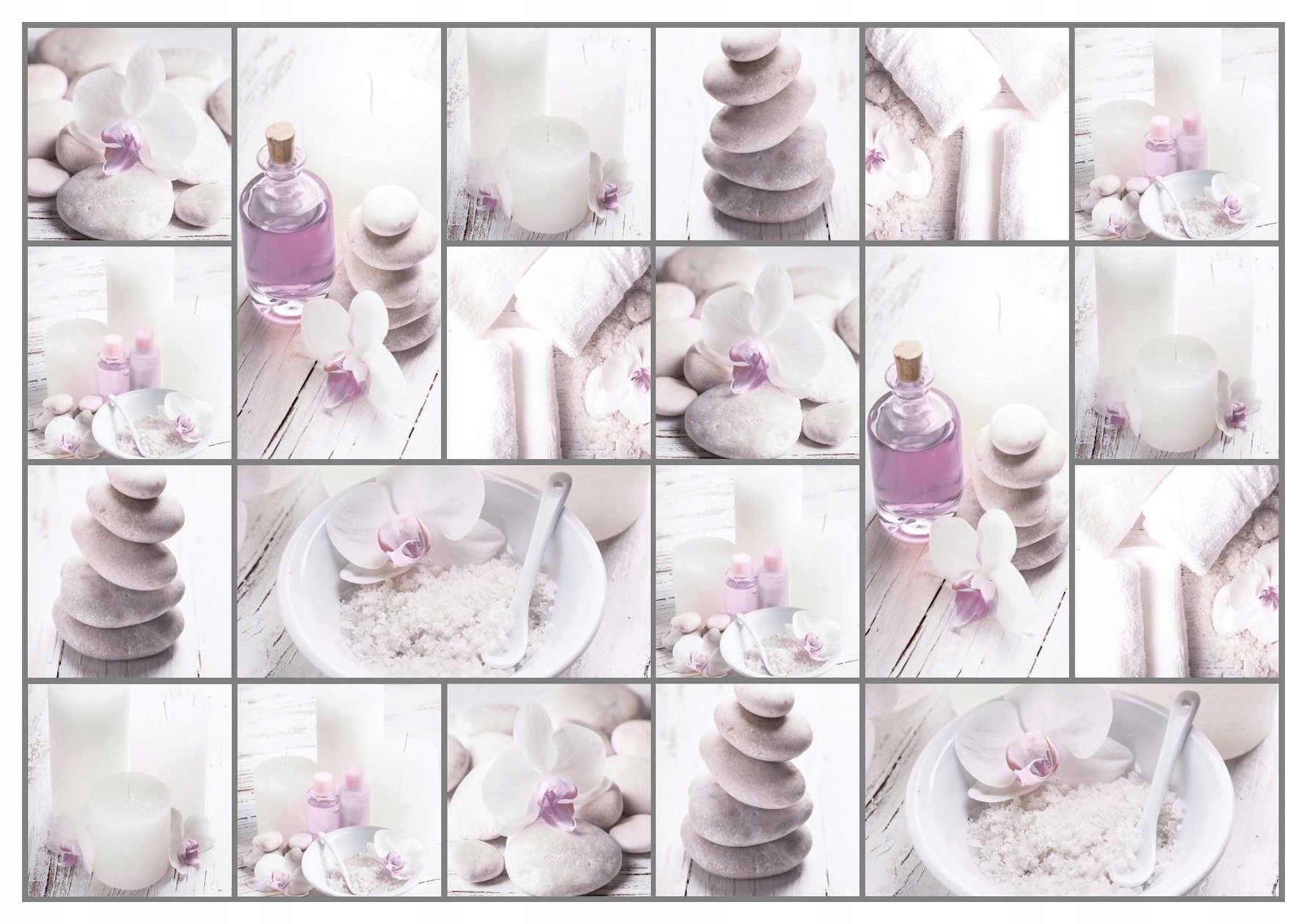 Fototapeta vlies Orchidea Spa Kamene Relax na dreve 416x254 lepidlo