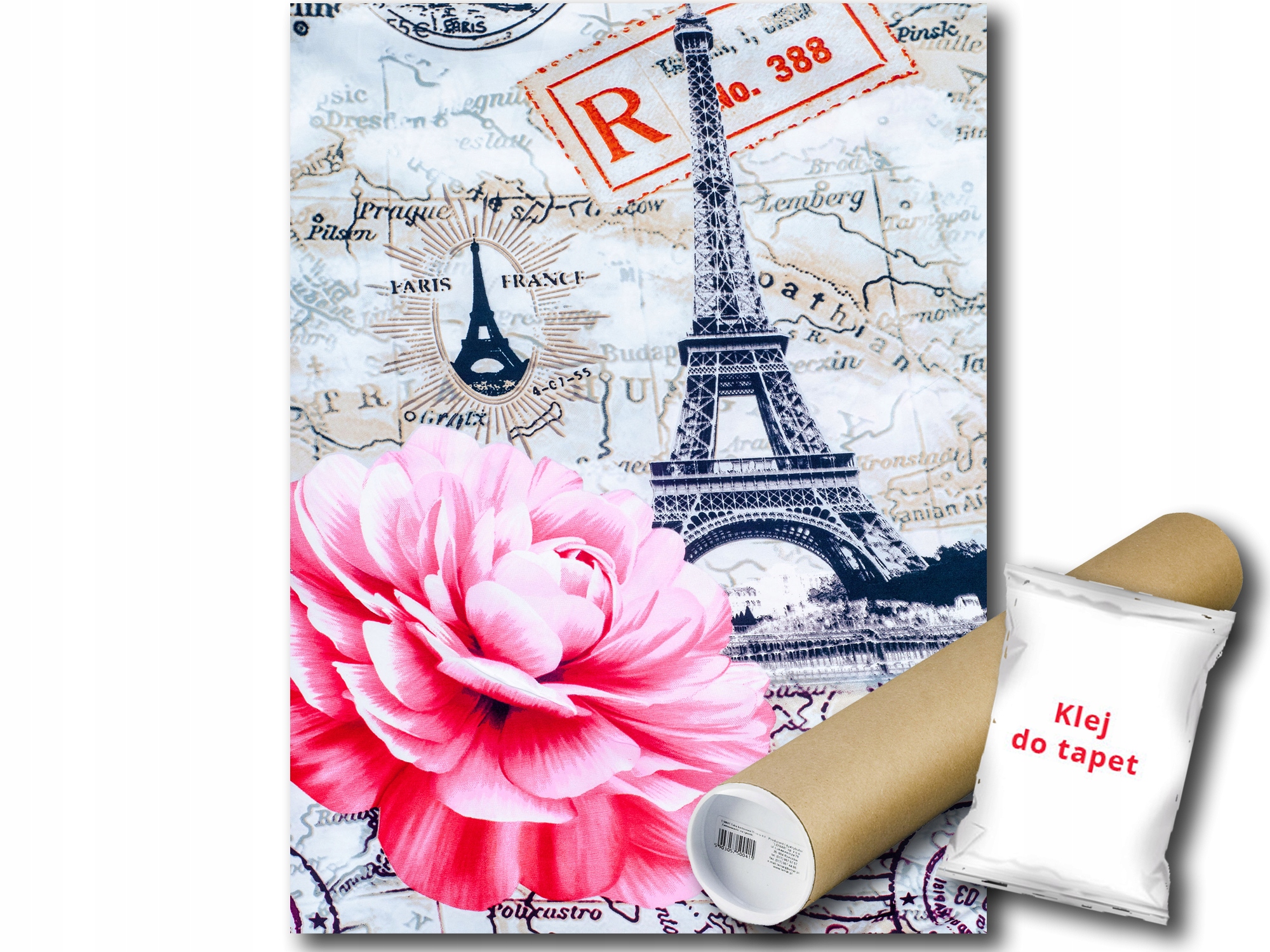 Fototapeta Paříž Mapa 15C Panxl 206x275 F11618