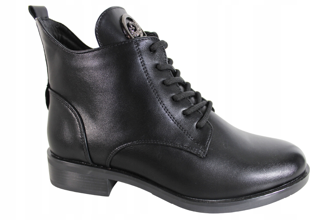 Kotníkové Boty Cathay Moda 2637-1 VEL.38 Černé Lico