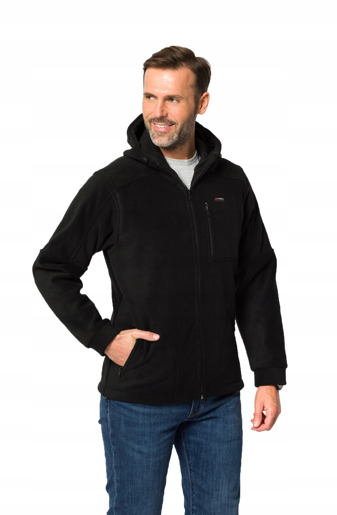 

Polar Męski Z Kapturem- Wysoka Jakość! 400g/m2- XL