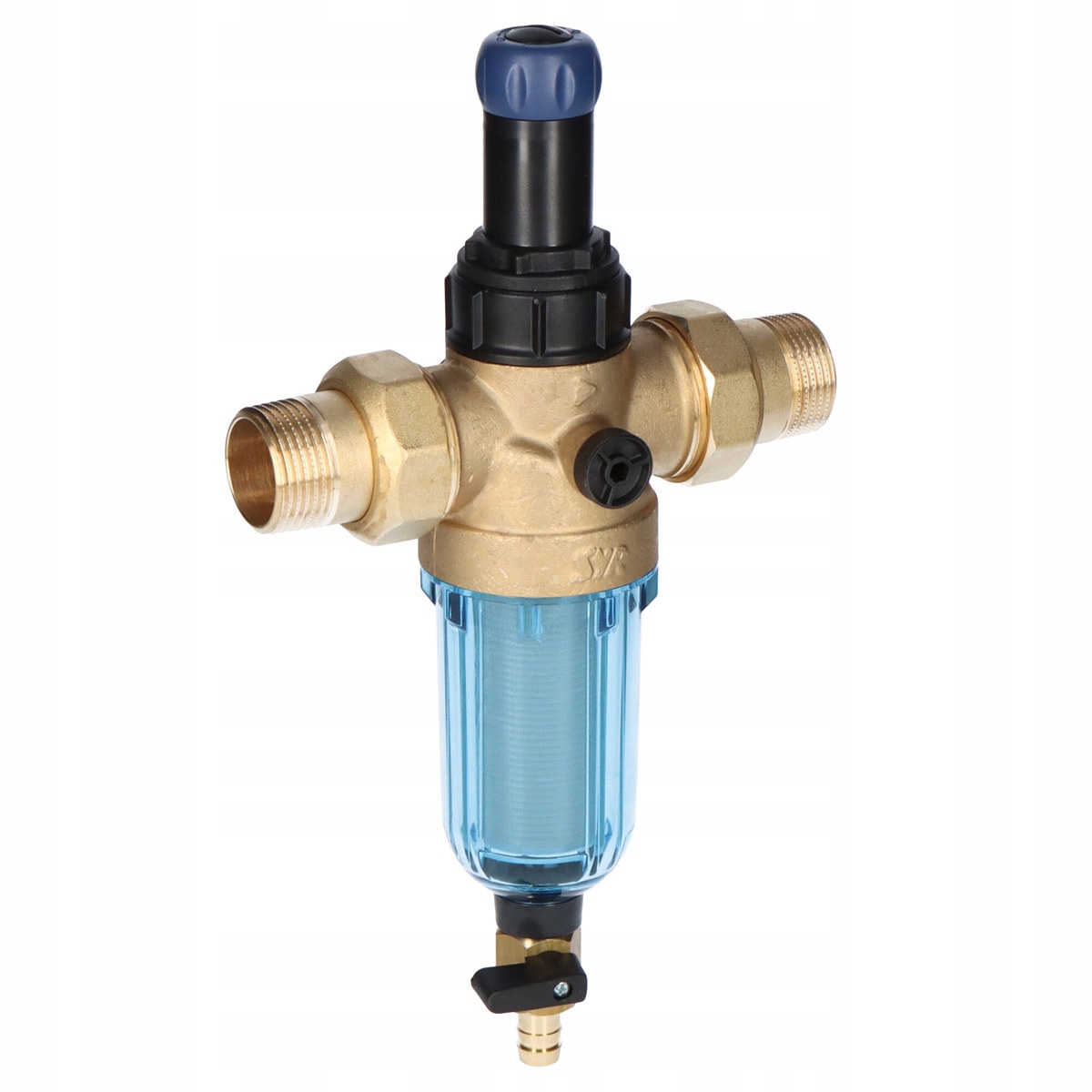 Filtr pitné vody Ratio Start Dfr DN25 s reduktorem tlaku a ručním pl