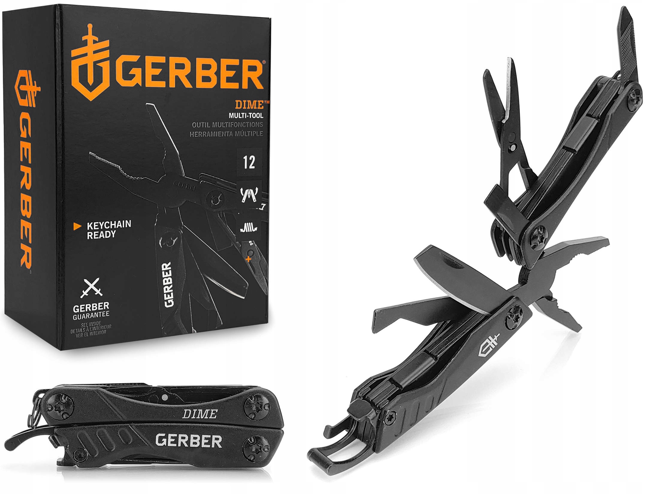 Kieszonkowy multitool mini Gerber Dime 12 narzędzi